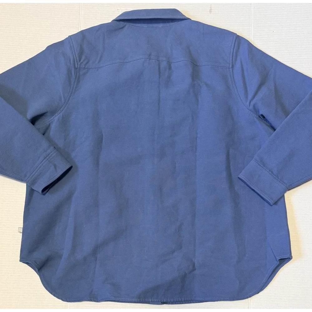 ALASKAN HARDGEAR Duluth Trading - Men's Blue Snap Shirt Jacket - Size 2X
